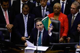 Hugo Motta ao ser eleito presidente da Câmara