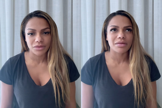 Quitéria Chagas, rainha de bateria do Império Serrano, postou um vídeo no Instagram depois do incêndio que destruiu  uma fábrica de confecções no Rio de Janeiro. 