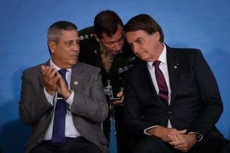 Braga Netto, Mauro Cid e Jair Bolsonaro em 2020
