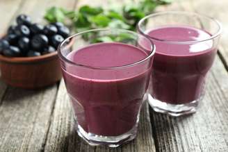 Suco de açaí com cupuaçu