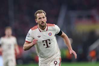 Harry Kane (Bayern de Munique) durante jogo contra o Celtic, no dia 18.02.2025 