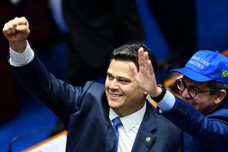 O senador Davi Alcolumbre, presidente do Senado