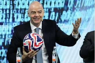 Gianni Infantino, presidente da entidade máxima do futebol