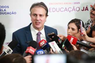 Ministro Camilo Santana no “Encontro Anual Educação Já 2025”, promovido pelo Todos Pela Educação.