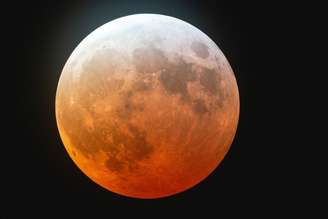 Eclipse da Lua pode ser visto parcialmente em Austin, no Texas, Estados Unidos