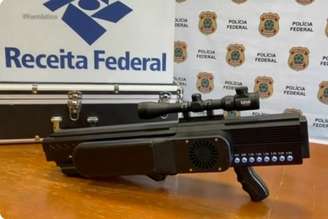 Fuzil anti-drones foi importado por facção como "brinquedo eletrônico"