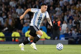 Lautaro Martinez (Argentina) durante jogo contra o Peru, no dia 19.11.2024