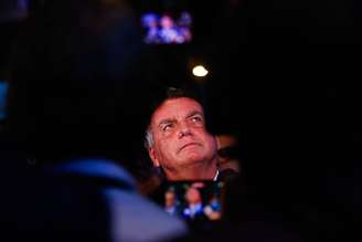 O ex-presidente da República, Jair Messias Bolsonaro (PL), em entrevista coletiva realizada logo depois de se tornar réu no STF por tentativa de golpe de Estado.