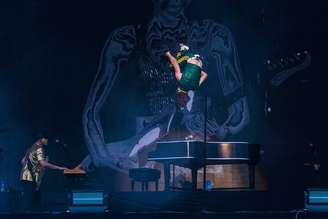 29-03-2025 SÃO PAULO - SP / LOLLAPALOOZA 2025/ BENSON BOONE - Show do cantor Benson Boone no Lollapalooza, em São Paulo.