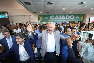 Ronaldo Caiado lança pré-candidatura à presidência da República em evento em Salaador, na Bahia. 