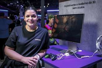 Marina Correia - gerente de produtos de monitores da Samsung 