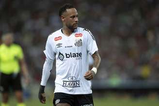  Neymar (Santos) durante jogo contra o Fluminense, no dia 13.04.2025 