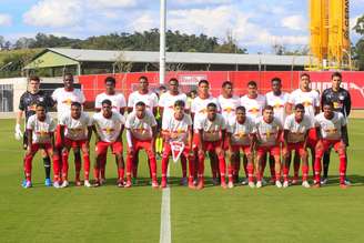 Jogadores do time sub-20 do Red Bull Bragantino. 