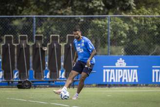 Willian José em treino pelo Bahia. 