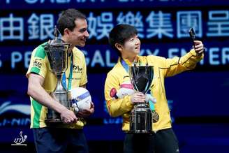 Calderano se tornou o primeiro atleta não europeu ou asiático a conquistar a Copa do Mundo do Tênis de Mesa.