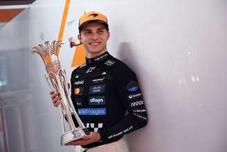 Oscar Piastri após sua vitória na Arábia Saudita