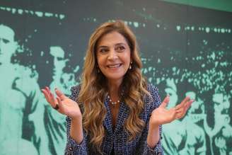 Leila Pereira, presidente do Palmeiras, viu o clube ter lucro milionário nos dois primeiros meses do ano.