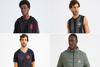 Flamengo, Fluminense, Botafogo e Vasco lançam coleção de inverno em parceria com a Braziline 
