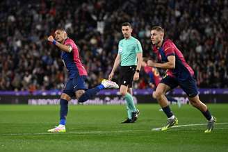 Raphinha marcou pelo Barcelona 