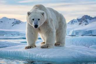 O urso-polar impressiona por seu porte físico e capacidade de sobreviver em condições extremas