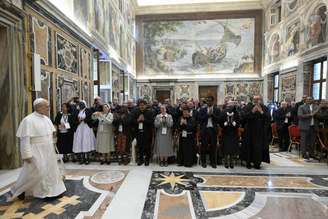 Papa se reuniu com bispos europeus no Vaticano