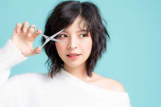 As franjas ajudam a mudar o visual sem mexer no comprimento do cabelo