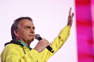 O ex-presidente da República, Jair Messias Bolsonaro (PL), durante abertura do "Encontro Nacional de Mandatários do Partido Liberal-PL", realizado no CICB (Centro Internacional de Convenções do Brasil), em Brasília, na manhã desta sexta- feira, 06