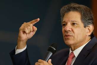 O ministro da Fazenda, Fernando Haddad.