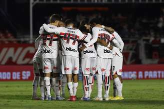 Jogadores do São Paulo (Créditos: Rubens Chiri / São Paulo FC)