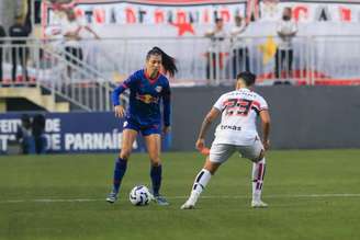 Thayslane Gomes, jogadora das Bragantinas. 