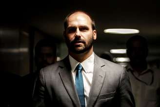 Eduardo Bolsonaro está em solo americano desde a posse de Donald Trump, no início deste ano