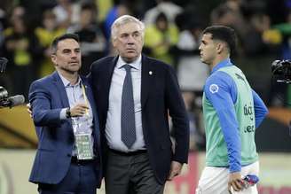 Ancelotti garantiu primeira vitória na seleção brasileira