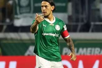 Gustavo Gómez em ação pelo Palmeiras
