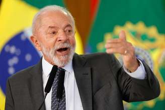 Presidente Lula durante entrevista coletiva realizada na manhã desta terça-feira