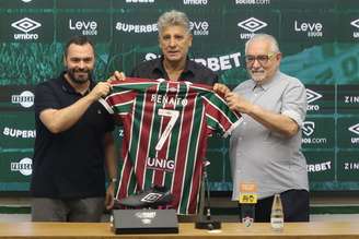 Renato Gaúcho em apresentação no Fluminense