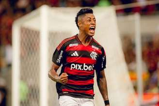 Bruno Henrique em ação pelo Flamengo