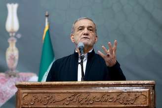 O presidente do Irã, Masoud Pezeshkian