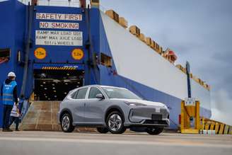 Primeiras unidade do Geely EX5 chegaram nesta semana ao Brasil