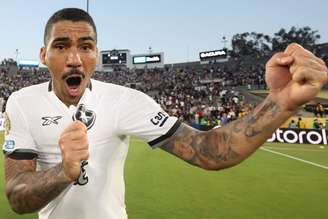 Allan em ação pelo Botafogo