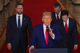 Trump discursa na Casa Branca após ataques ao Irã