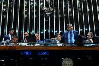 Plenário do Senado Federal durante sessão deliberativa ordinária na quarta-feira, 25