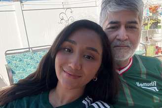 Pai e filha compartilham amor pelo Palmeiras