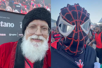 Torcida do Flamengo tem 'papai noel' na bronca com Gerson e viagem vetada do 'homem-aranha'