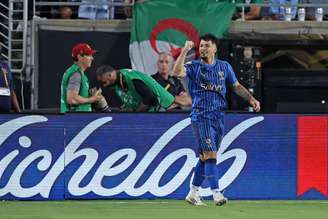 Marcos Leonardo comemora gol histórico pelo Al Hilal