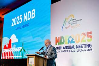 Presidente Luiz Inácio Lula da Silva (PT) fez críticas a Organização das Nações Unidas (ONU) durante discurso na reunião anual do Novo Banco de Desenvolvimento (NDB)