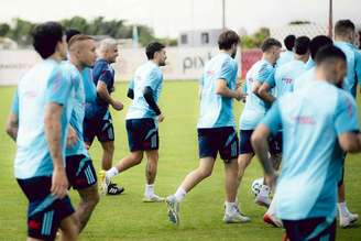 Treino do Flamengo nesta quinta-feira (10) –