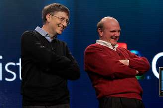 Bill Gates e Steve Ballmer, em evento da Microsoft em 2007
