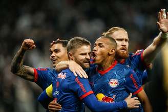 Jogadores do Red Bull Bragantino. 