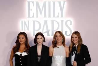 Parte do elenco da 4ª temporada de 'Emily em Paris'