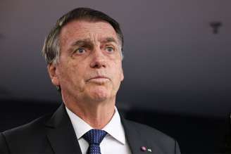 Jair Messias Bolsonaro durante interrogatórios dos réus da Ação Penal (AP) 2668, no STF